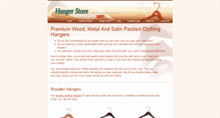 Desktop Screenshot of hangerstore.com